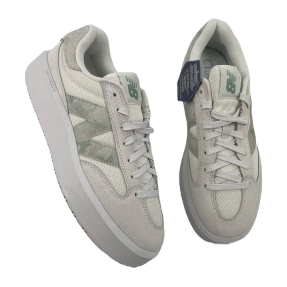 New Balance Shoes - New Balance CT302 White Green Calssic Tie Dye Suede Upper Lace Up Sneakers 11